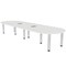 Skutchi Designs 45 in W, 120 in L, 29 in H, Engineered Wood Top, White H-RAC-46119PT-WC-EL - alternate 1